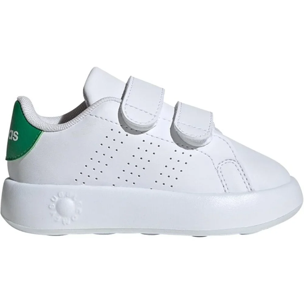 Adidas Advantage CF I Infant Sneakers White Green ID5286 Kids Size 5K